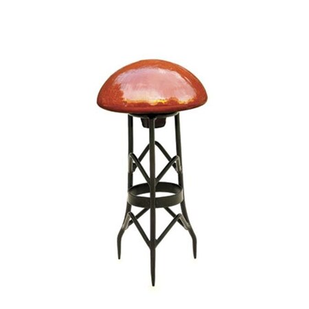 Achla Designs Achla TS-M-C Garden Toad Stool - Mandarin Crackle TS-M-C